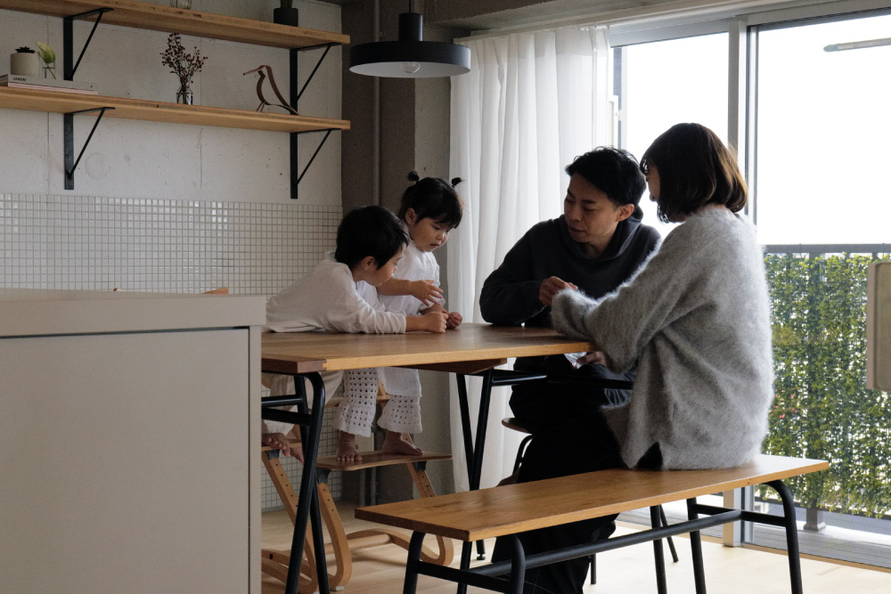 将来を見据えたマンションリノベーション、暮らしの変化に対応しやすい可変性のある間取り