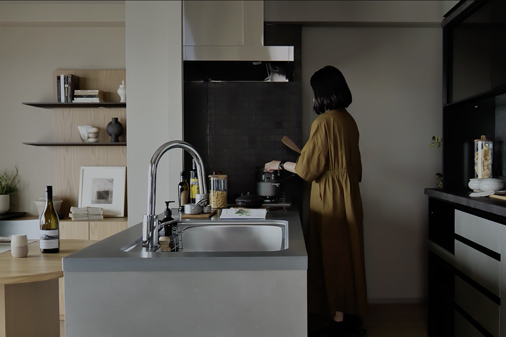 家具のような洗練されたキッチン