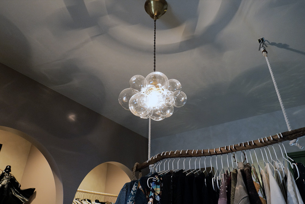mercerie de ambience (メルスリー・ドゥ・アンビエンス) バブルボールガラスシーリングライト