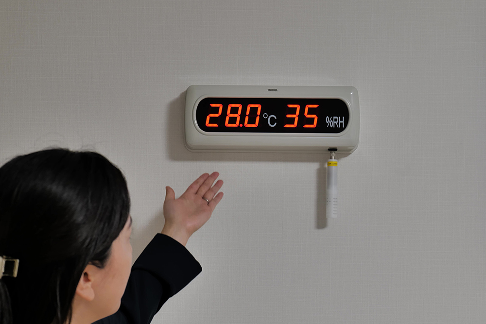 湿度によって変わる快適さを実感
